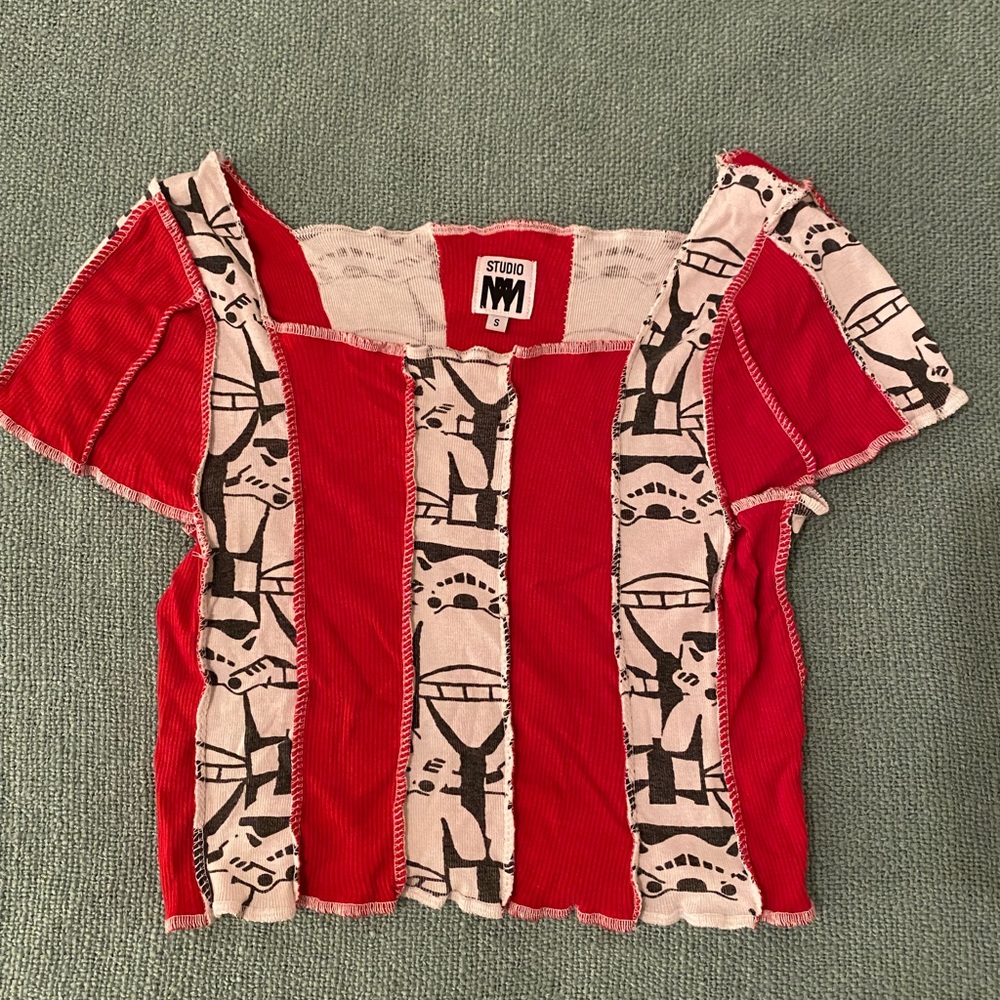 Patchwork Crop Top